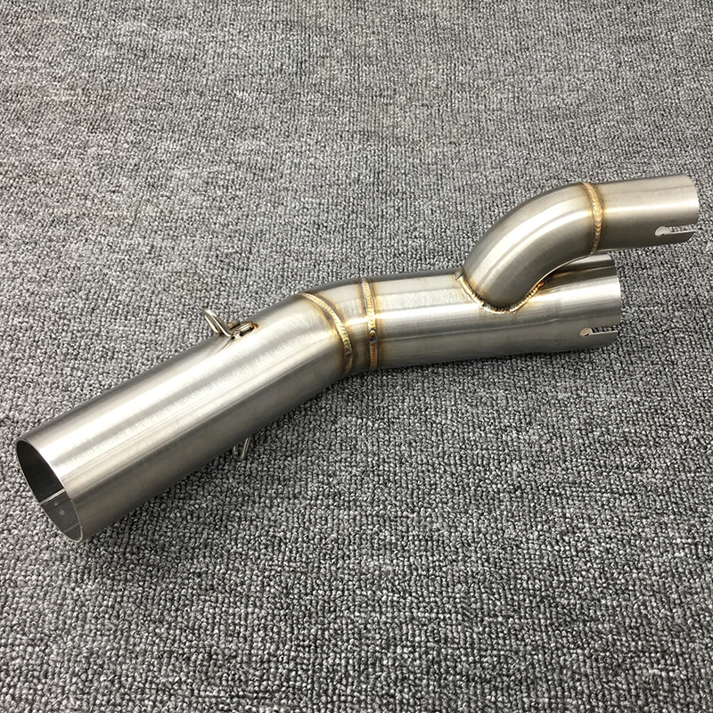 Free Shipping For BMW 2018 S1000RR S 1000 RR Muffler Exhaust Contact Middle Mid Link Pipe Connector for BMW S1000RR S1000R 2018 (5)