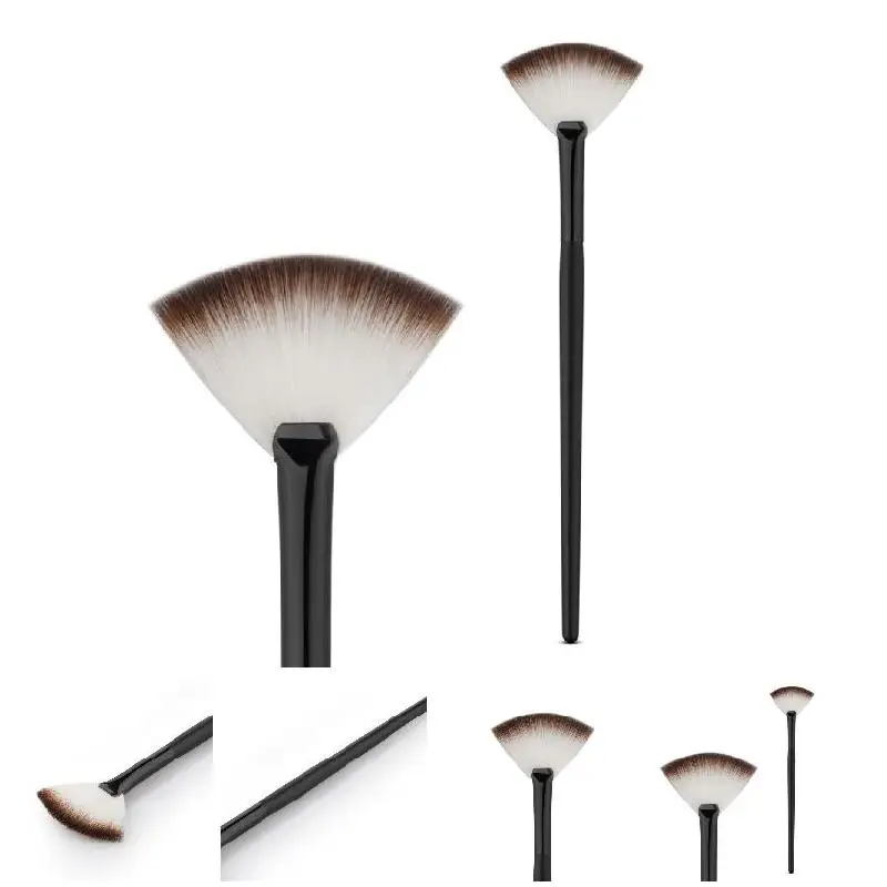 

Fan Shape Powder Concealer Blending Brush Professional Highlighter Foundation Cosmetic Make Up Tool Brushes