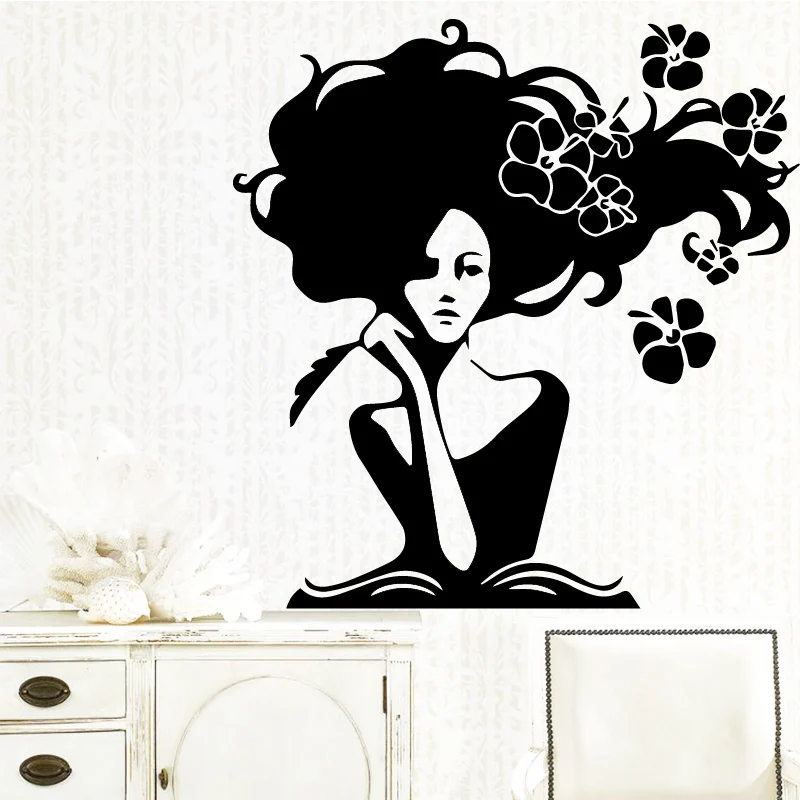 

Pretty Woman Vinyl Kitchen Wall Stickers Wallpaper For Baby's Rooms Vinyl Art Decal