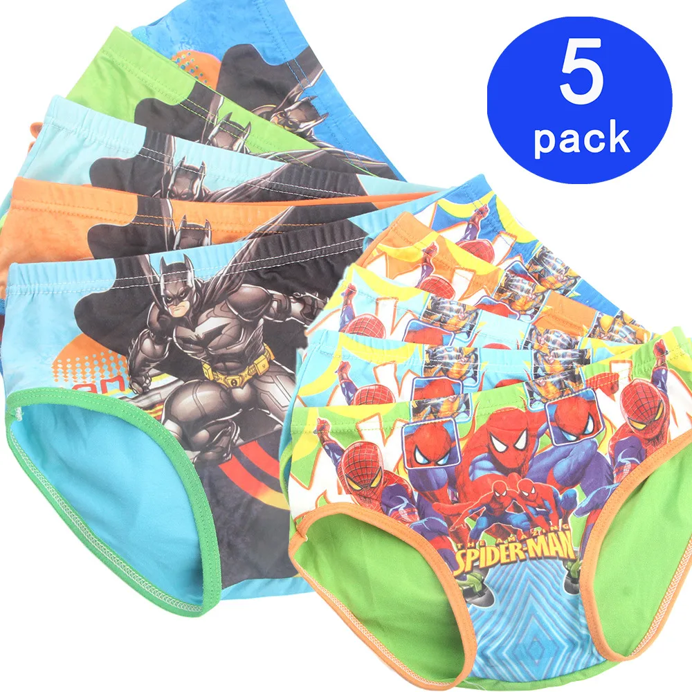 

5Pcs/Lot New Boys Boxer kids baby Underwear for Children's Underwear Cartoon Boy Underwear for Children's Underwear Briefs 2-7 T