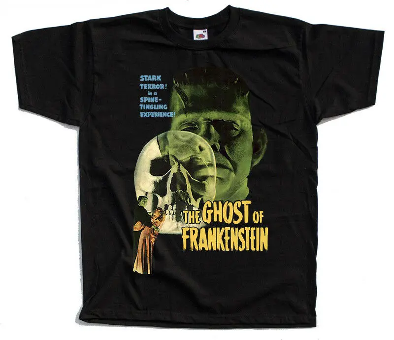 

The Ghost of Frankenstein Movie BLACK T SHIRT ALL SIZES S-5XL