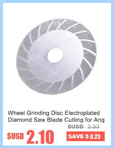 100mm 4 Inch Diamond Coated Grinding Polishing Grind Disc Saw Blade Rotary Wheel Silver Tone