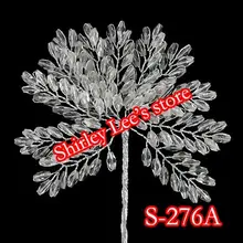 Горячая распродажа! 48 X прозрачная акриловая пшеничная ветка(S-276A), Свадебные украшения и т. д.* EMS