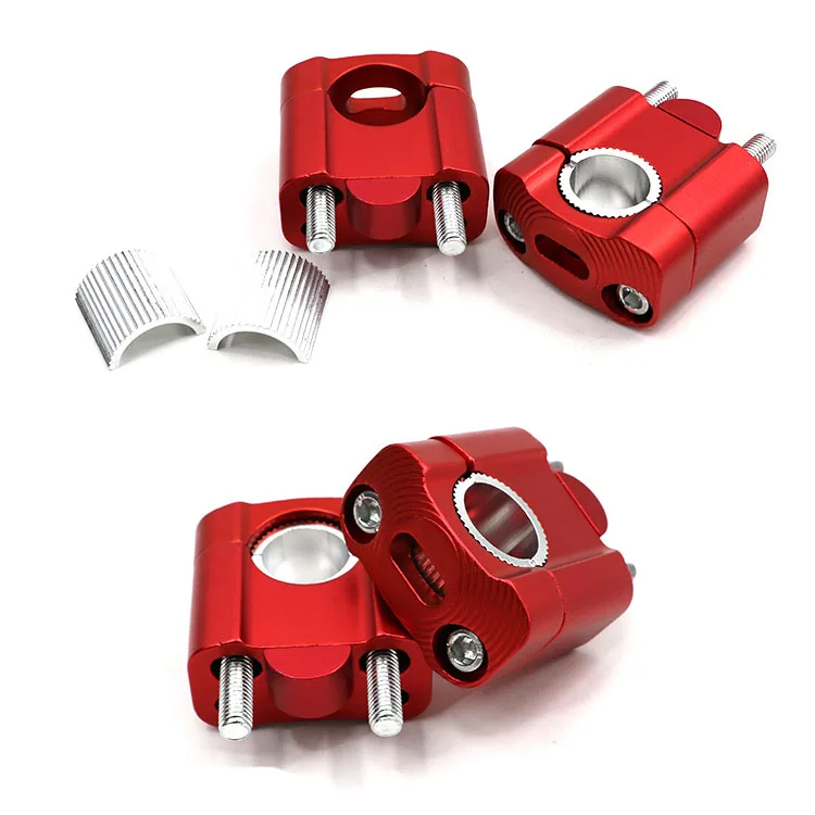 7/8" 22mm CNC Motorcycle Motocross HandleBar Bar Clamp Riser For Honda