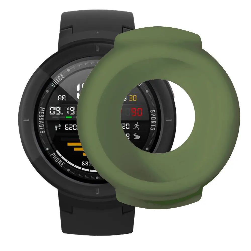 Цветной защитный чехол для смарт часов Xiaomi Huami Amazfit 3 Verge аксессуары мягкая