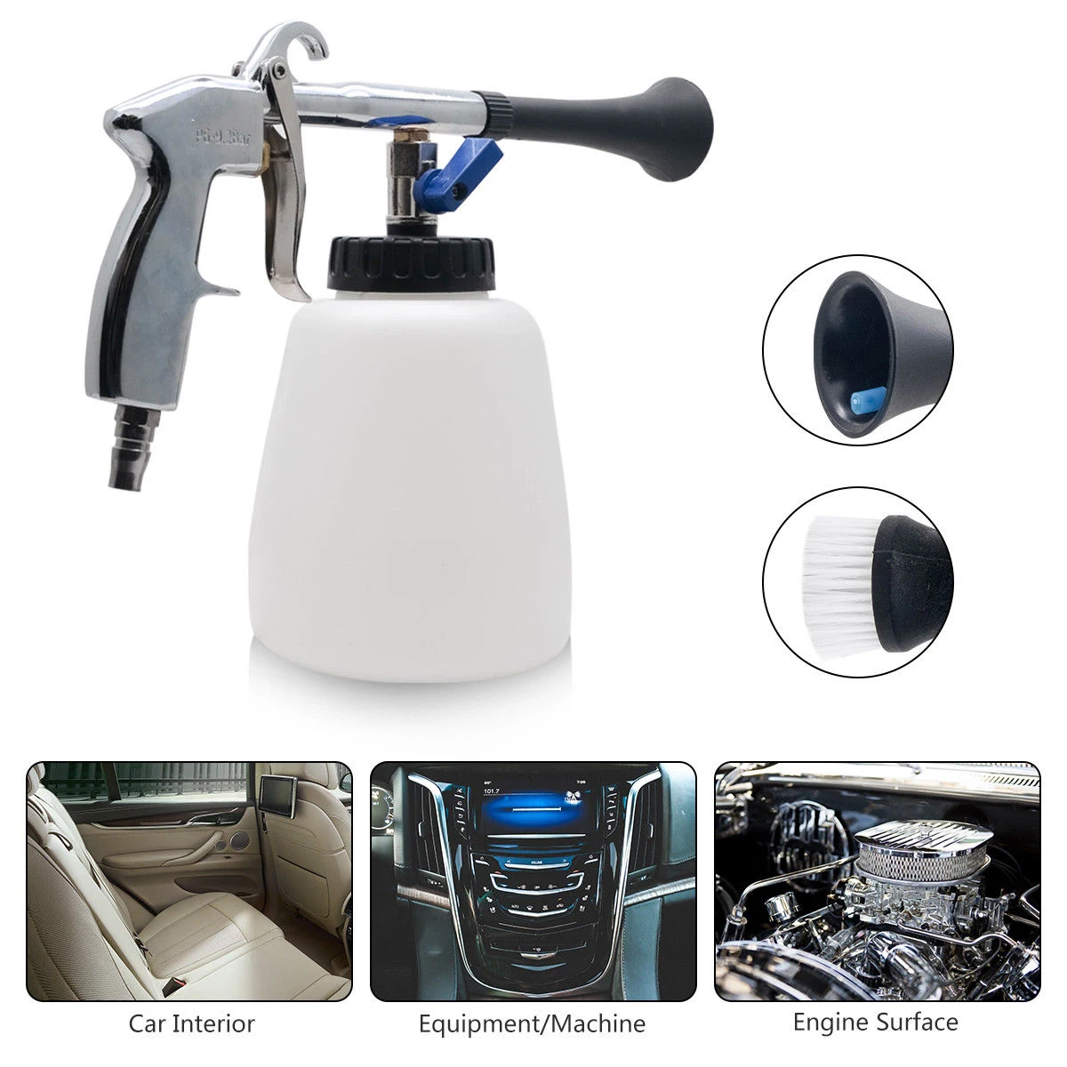 Pulso de ar de Limpeza Tubo de Arma de Limpeza de Alta Exterior do Corpo do Carro Ferramentas de Limpeza de Janela Pressão Carro Mais Limpo Interior & 12 High Quality Automóveis e motos