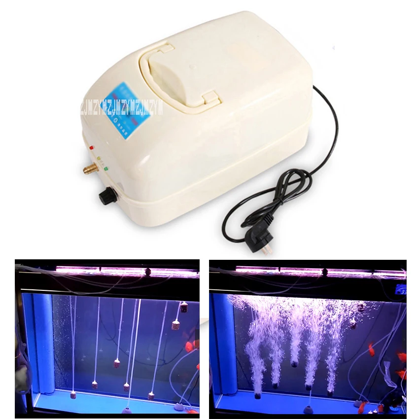 F 8900 120W 100L/min AC/DC Aquarium Air Pump Fish Tank Oxygen Pump