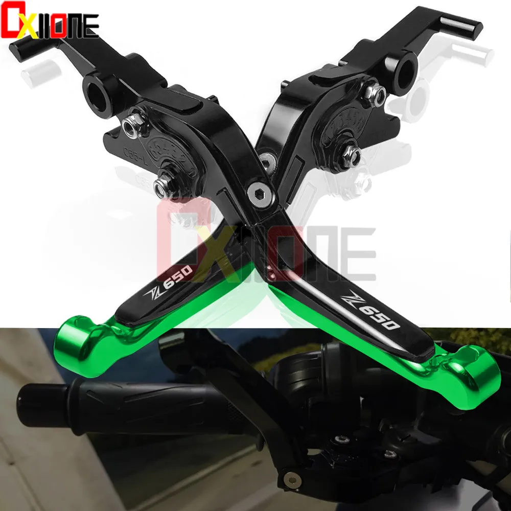 

Motorcycle aluminum Adjustable Foldable Lengthening brake clutch levers For Kawasaki Z650 VERSYS 1000 VULCAN/S 650cc 2015 2016