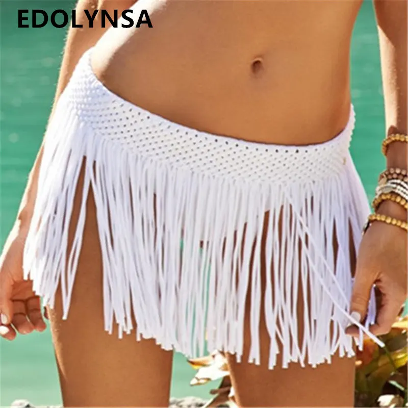 

New Arrivals Beach Cover up Chiffon Solid Swimwear Ladies Beach Pareo Skirt Sexy Beach Cover up Saida de Praia Beach Wear #Q69