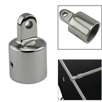 התאמת fit ימית נירוסטה סירה עין סוף קאפ למעלה התאמת חומרה Fit 1 "" 25mm עבור חומרה ימית יאכטות 2019 אביזרים חלקים סירה (1)