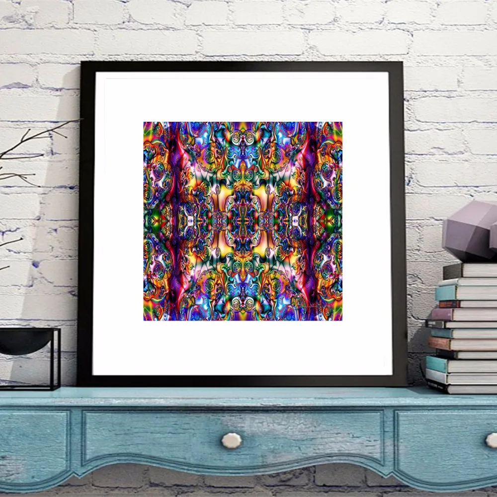 Psychedelic Тотем Печать художественная живопись холст плакат настенный Декор для
