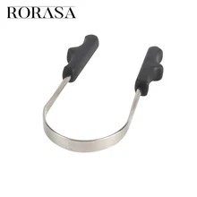 Очиститель языка из нержавеющей стали с силиконовой ручкой скребок для языка гигиена полости рта щетка для чистки зубов Уход за плохим дыханием подметальная машина здоровье