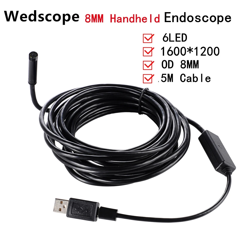 Buy 2MP 5M Android USB Endoscope HD Camera 8mm IP67