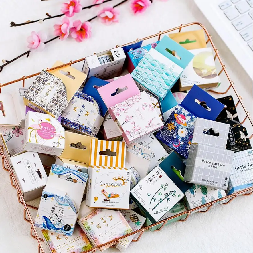 15 мм X 7 м милые Lotkawaii цветок еда Животные декоративные васи ленты DIY Скрапбукинг