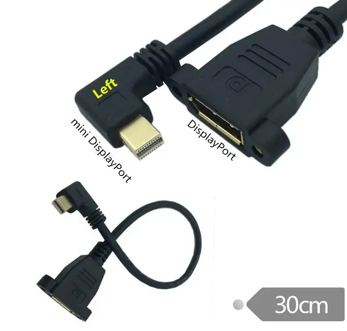 90 градусов вверх и вниз левый правый угловой интерфейс Thunderbolt Mini DisplayPort Мужской
