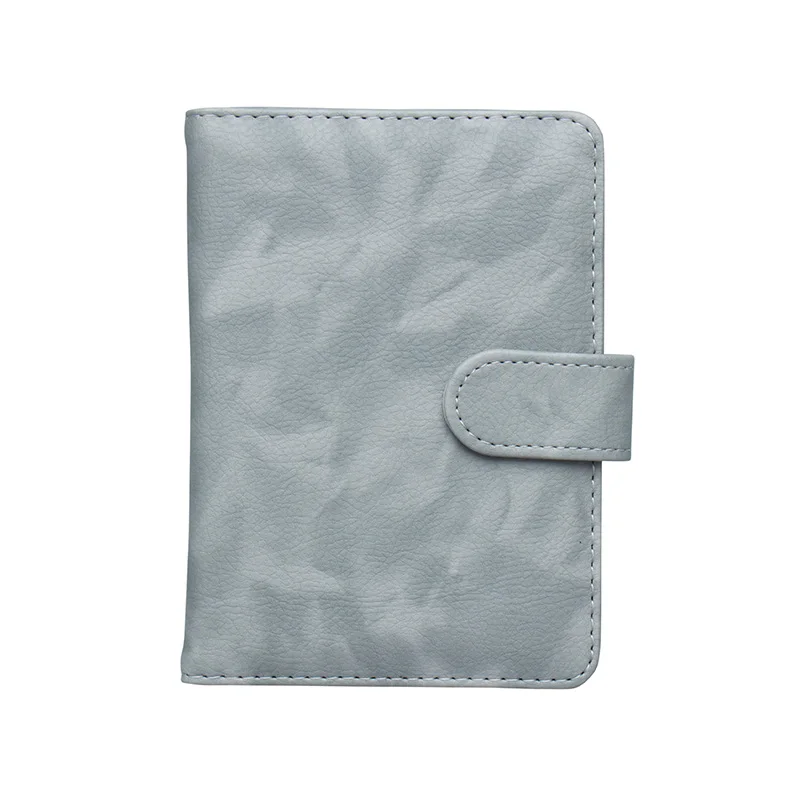 Etaofun Высококачественная Обложка для паспорта из искусственной кожи для документов, для женщин, держатель для паспорта, горячая Распродажа, мужские паспортные карты, чехол с застежкой - Цвет: gray