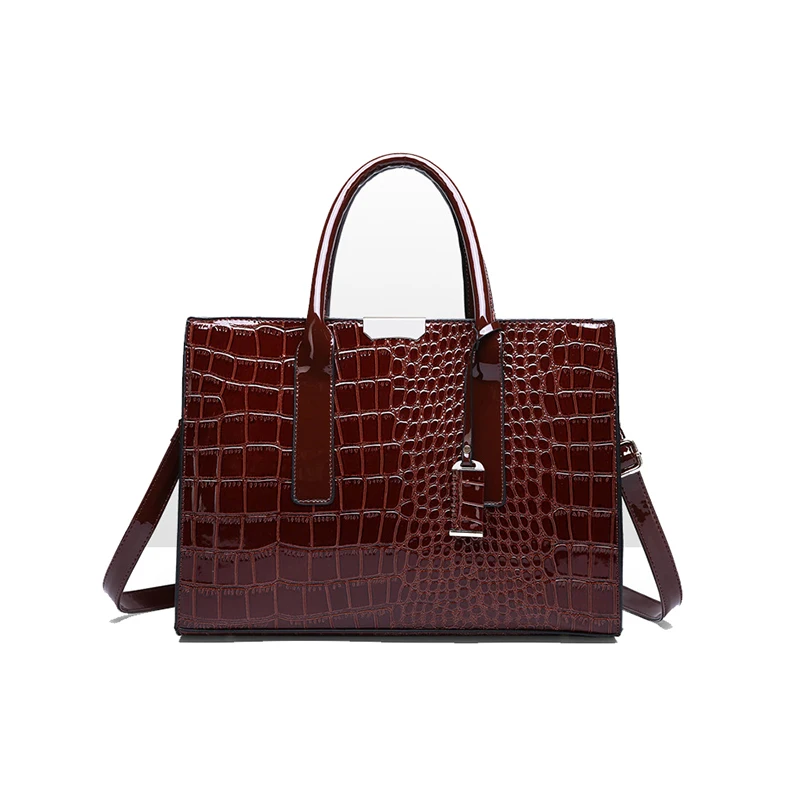 

Lady Crocodile Bag Leather Summer Bag Cross Body Handbag Large Capacity Tote Bag Queen Handbag For Women 2019 Hot Selling