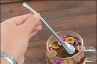 500pcs Stainless Steel Drinking Straw Filter Handmade Yerba Mate Tea Bombilla Gourd Washable Practical Tea Tools Bar Accessories