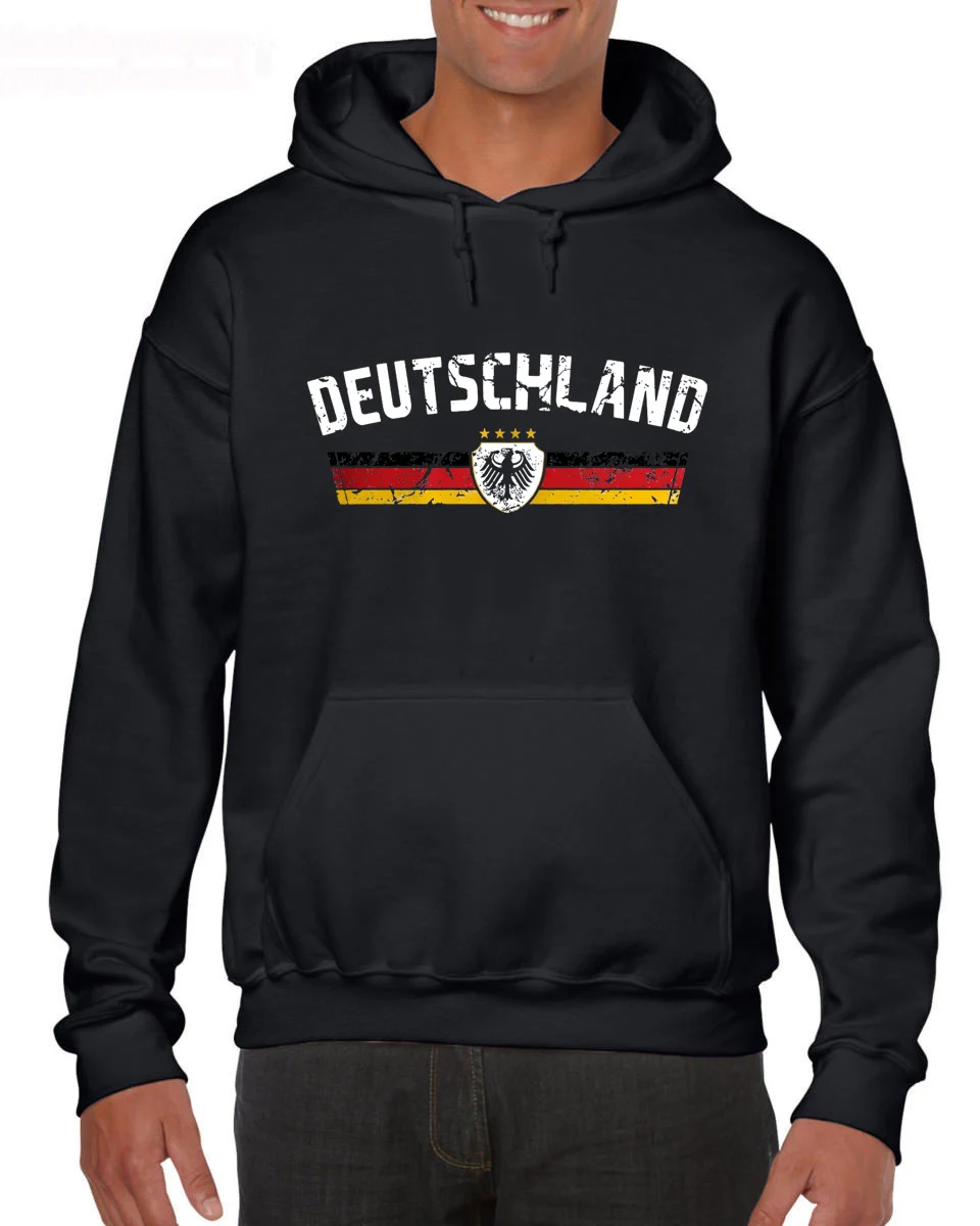 Новые модные хлопковые Deutschland футболист Германия Trikot fanst толстовки с капюшоном и свитшоты для Для мужчин