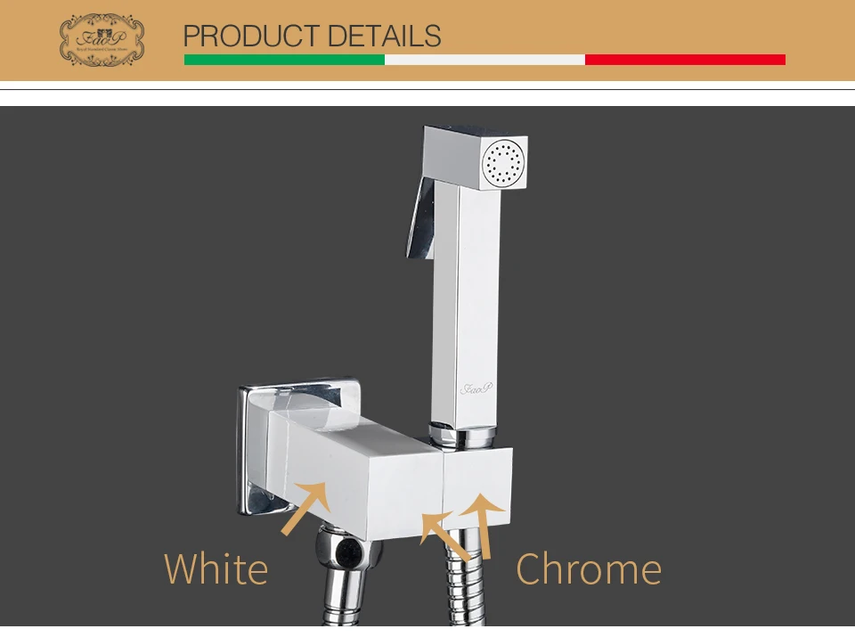 FAOP смеситель для биде, латунный ручной Душ, смеситель для ванной комнаты, хромированный смеситель для унитаза, смеситель для биде, для анальной чистки, мусульманский душ