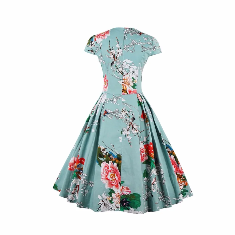 Plus Size Casual Floral Vintage Elegant Beach Party Dress | Beach ...