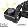 ULAC Alarm Lock For Bicycle Motorcycle Steel Cable Bike Lock Cycling Bike Cable Lock Anti-theft Security Wire Bicycle Lock Alarm ► Photo 3/6