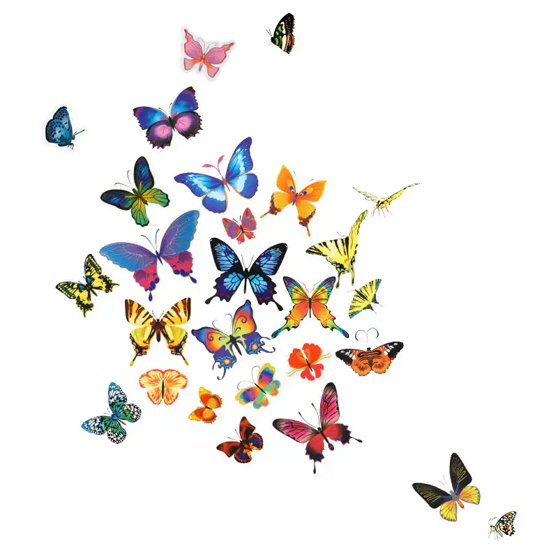 Qianyun Colorful Butterflies Stickers On The Wall Home Decor Home Decorations Pvc Wallpaper For Living Room Kids Room Kids Gifts Wall Stickers Aliexpress Free butterfly wallpapers and butterfly backgrounds for your computer desktop. aliexpress