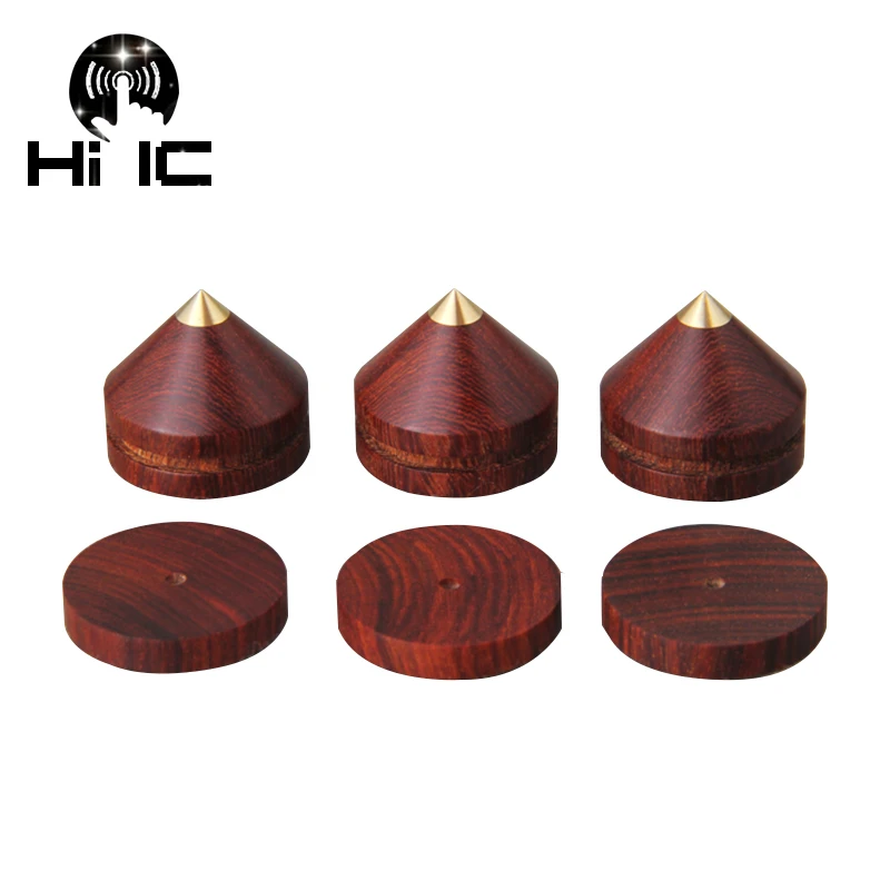 Hifi Audio Speakers Amplifier Rosewood Antishock Shock Absorber Foot