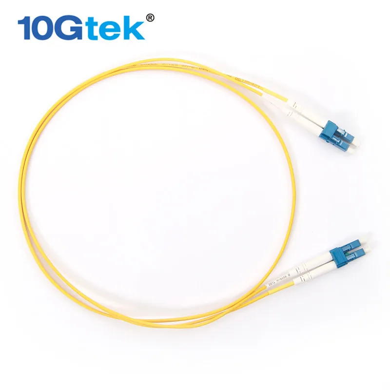 10Gtek 1 метр (3 фута) OS2 LC к волоконный патч-корд одномодовый волоконно-оптический