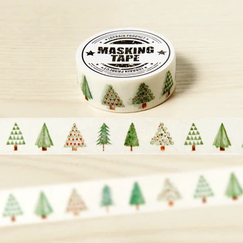 

Self-restraint paper tape diy 15mmx10m trees masking tape