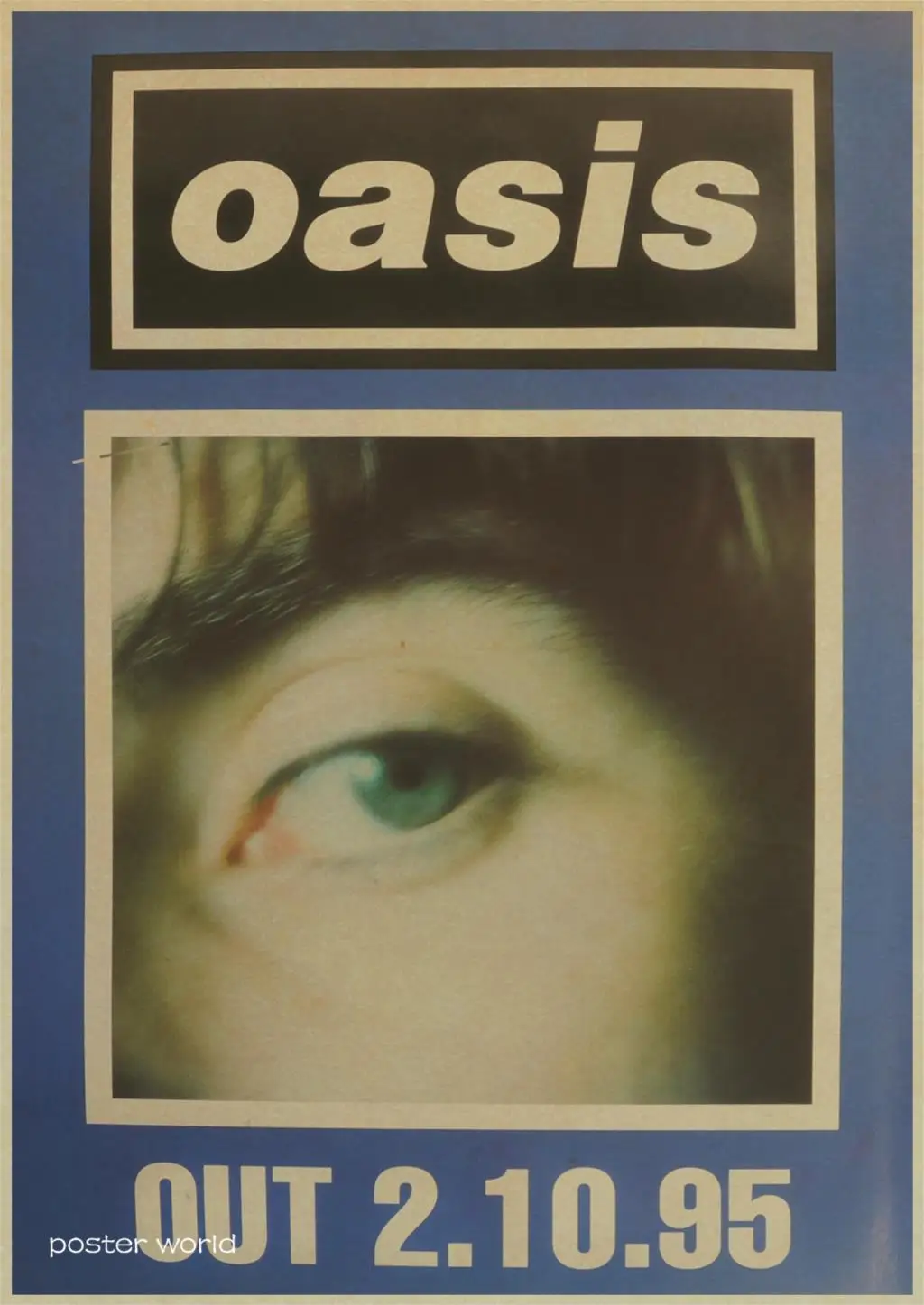 OASIS Liam Gallagher плакат ретро рок-группа Музыка крафт-бумага ВИНТАЖНЫЙ ПЛАКАТ Бар Кафе гостиная столовая декоративная