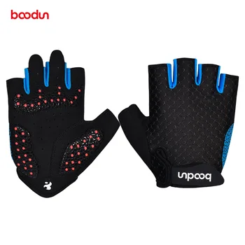 

BOODUN Men Women Bicycle Gloves Half Finger Summer Breathable Shockproof Cycling Road Mountain Bike MTB Gloves Gym Sport Gloves