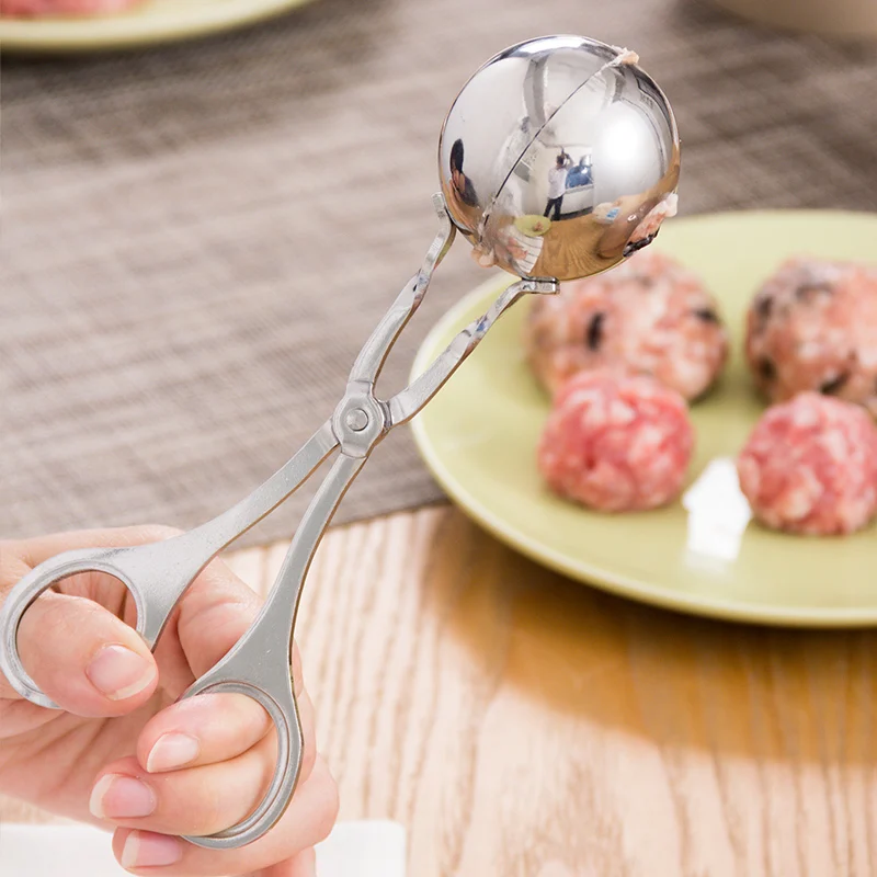 ORZ 304 нержавеющая сталь S& L Meatball Maker удобное устройство для мясных шариков фаршированная рыба мясо аппарат для лепки рисовых шариков кухонная утварь инструменты совок