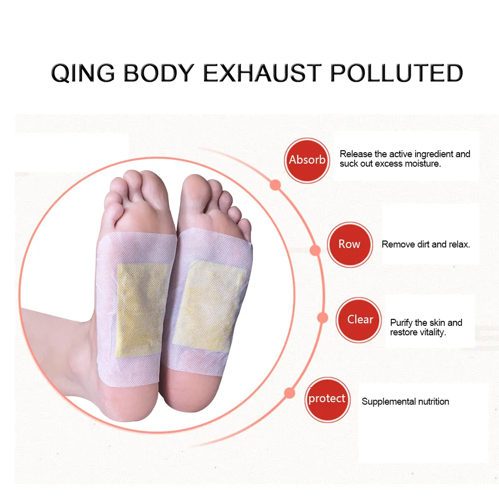 Sumifun 12pcsBox Ginger Essential Oil Detox Foot Patch Bamboo Vinegar Pads Improve Sleep Beauty Slimming Patch Body Massage-6