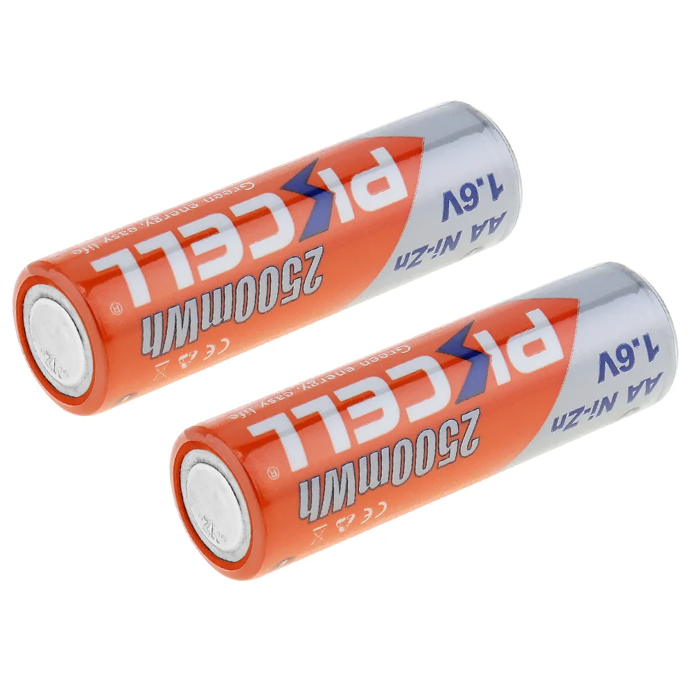 Recarregável de Níquel-zinco em Massa Lote Pkcell Bateria aa ni Zn-1.6v 2500mwh Baterias 8 Pçs - - Image 3