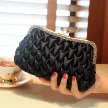 Черный/красный/синий вечерний клатч, вечерняя сумочка, модная свадебная сумка для подружек невесты, вечерняя сумочка, сумка-мессенджер