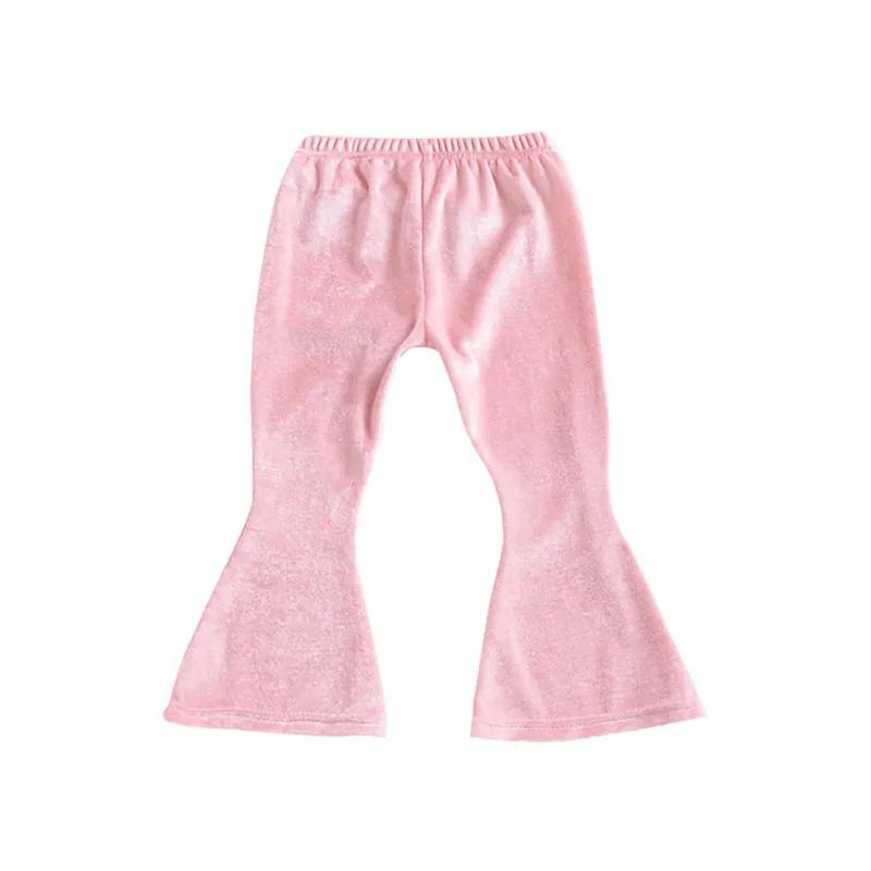 

Long Trousers New Fashion Baby Clothing Baby Pants Kids Girls Bell Bottom Wide Leg Flare Stretch Boho Pants