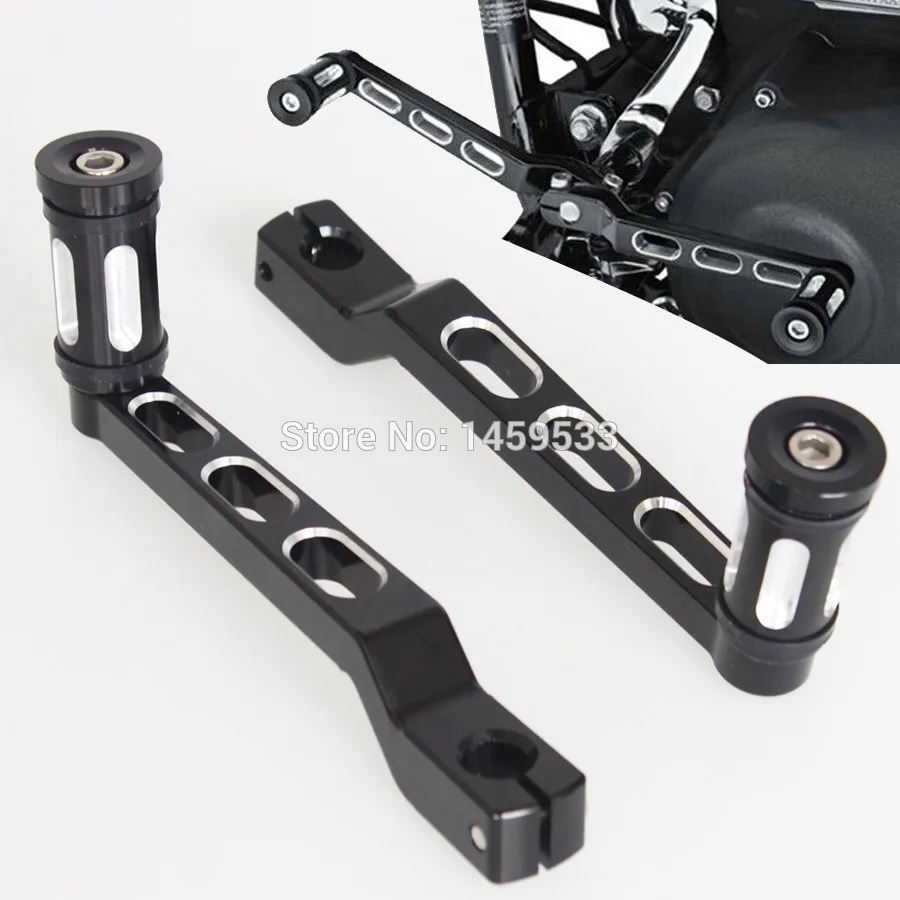 New Edge Cut Heel Toe Shift Lever w/ Shifter Peg For Harley Touring