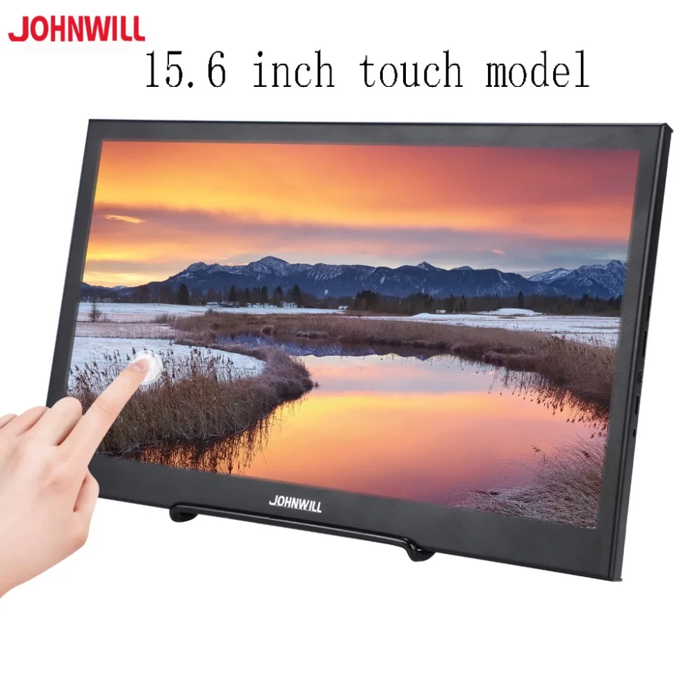 

15.6 "1920*1080P touch 16:9 wide screen LED portable display 2mini HDMI IPS LED 60HZ IPS pane for monitoring office industrial