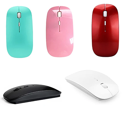 

Hot 2.4GHz Wireless USB Super Slim Thin Mouse Mice USB Receiver for Laptop PC