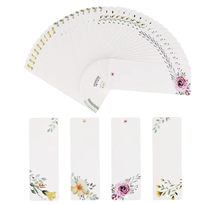 

40pcs/lot DIY Creative Flower Bookmark papelaria boekenlegger Bookmarks for Book Clip Office School Supplies Stationery 01437