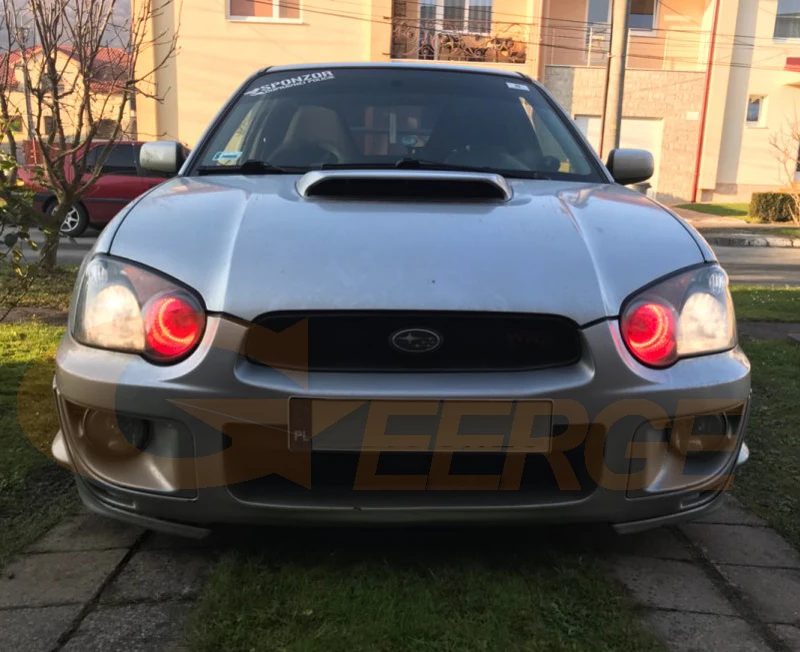 Для Subaru Impreza WRX STI 2004 2005 отличный RF Bluetooth контроллер многоцветный ультра яркий RGB светодиодный ангельские глазки Halo Ring kit