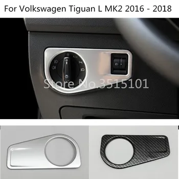 

Car Front Headlight Light Switch Trim Frame Lamp Button Panel For Volkswagen VW Tiguan L TiguanL MK2 2016 2017 2018 2019 2020