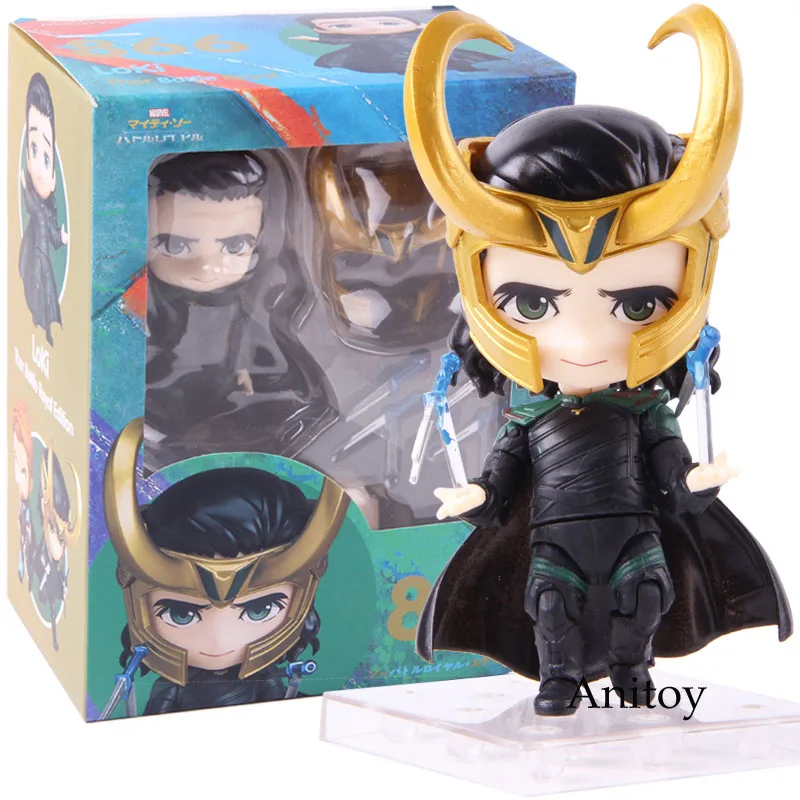 

Nendoroid 866 Loki Marvel Thor Ragnarok Battle Royal Edition PVC Loki Figure Action Collectible Model Toy