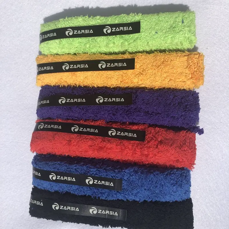 

2pcs Retail ZARSIA cotton towel badminton racket overgrips,sweat absorbing badminton grips sweatband
