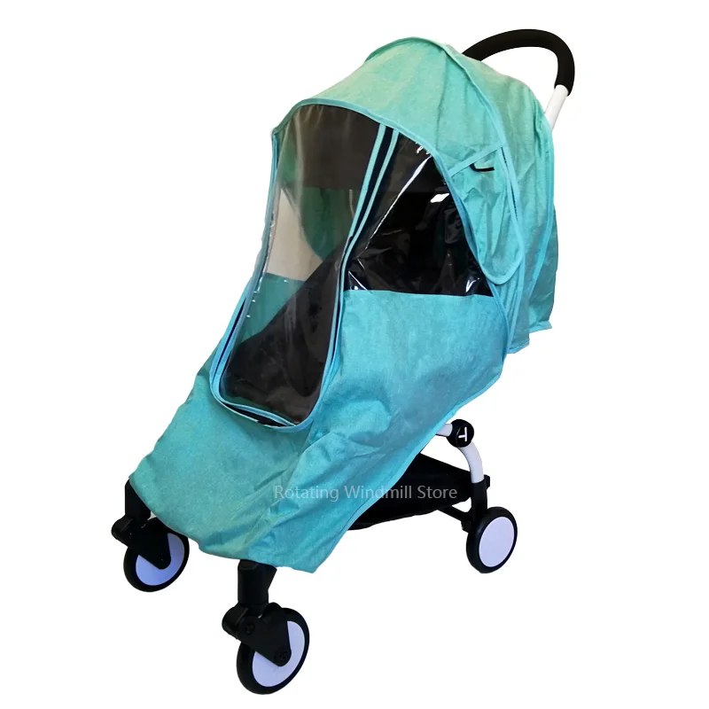 Аксессуары для коляски дождевик для коляски защита от пыли и ветра непромокаемая крышка коляски для YOYO высокой ландшафтной коляски - Цвет: Green
