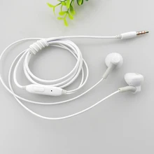 100 шт 3,5 мм разъем в ухо наушник проводной супер бас звук вкладыши для IPh для samsung для Xiaomi