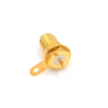 

Hot Sale 1pcs Brass SMA-KY RF Connector SMA Female Socket Jack Panel Mount with Nut Bulkhead Handle Straight Solder RF Connector