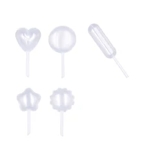 EKIND 100/200 шт 4 мл желе молочные капельницы для торта одноразовые капельницы соломы кекс мусс выпечка пирожных Макарон инструменты