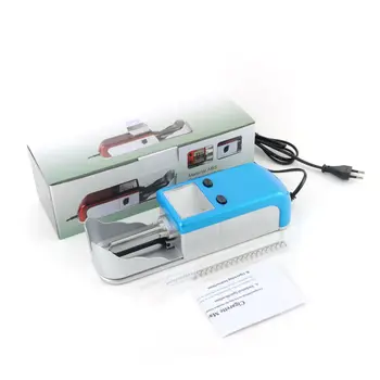 

New Blue Cigarette Injector Machines Smoking Tobacco Smoke Electric Rolling Machine Fully Automatic Roller Tool Gift